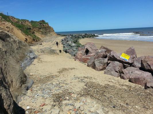 Dog Friendly beach in Happisburgh